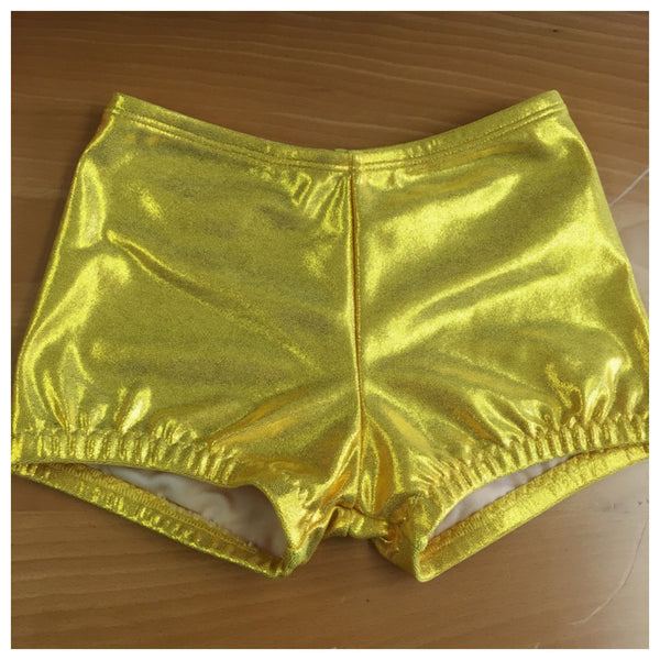 Yellow Mystique Lined Booty Shorts – Tracy Bachman Designs